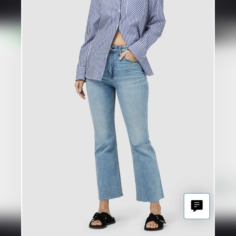 New Casey High-rise Ankle Flare Jeans | Size 32